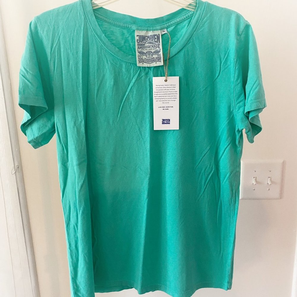 Jungmaven Turquoise Size Small Tee